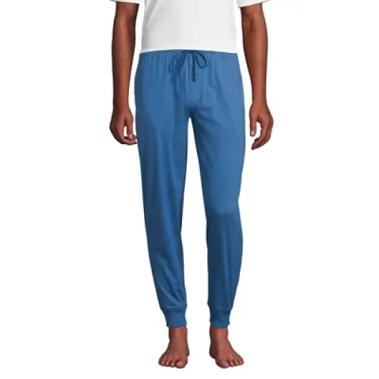 Lands' End Men's Knit Jersey Sleep Jogger image {7}