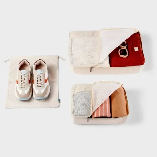 3pc Packing Cube & Laundry Bag Set - Open Story&trade;️ image {1}