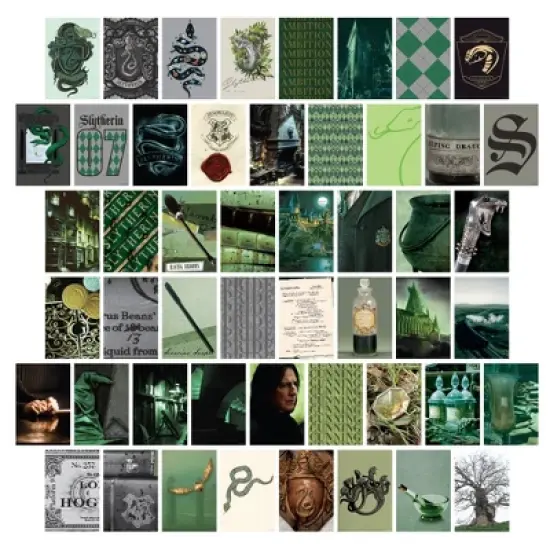 Harry Potter Slytherin Collage Kit - Con*Quest Journals image {1}