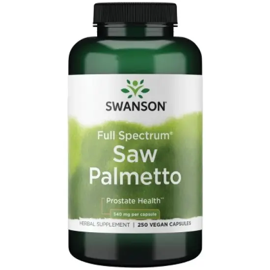 Swanson Full Spectrum Saw Palmetto, Helps Support Men's Prostate Health, Herbal Supplement, 540 mg image {7}