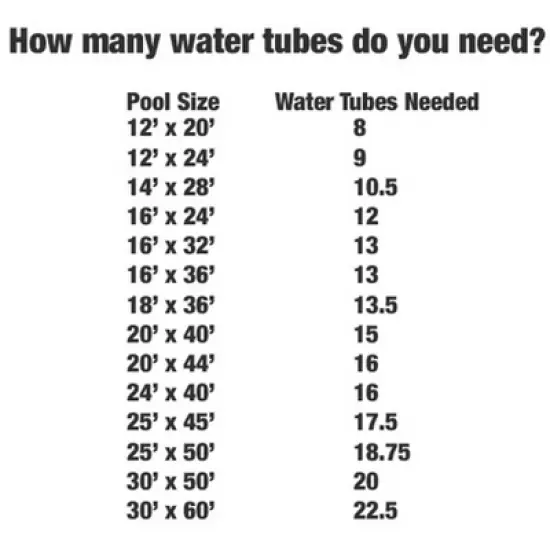 20 x40 Ft Dark Blue Winter Rectangular In Ground Pool Cover with Water Tubes image {3}