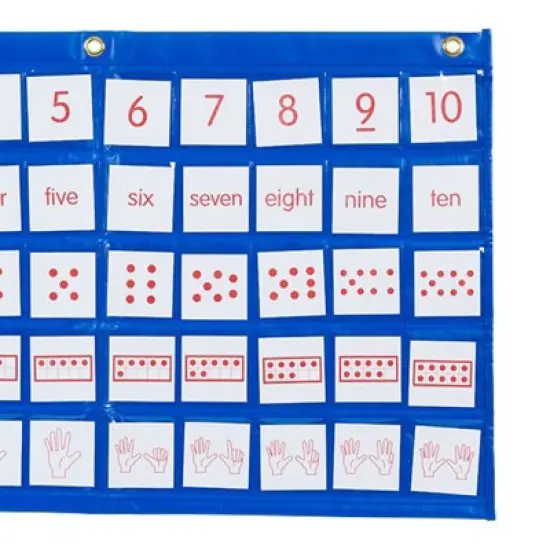Didax Number Path Pocket Chart with Cards image {1}