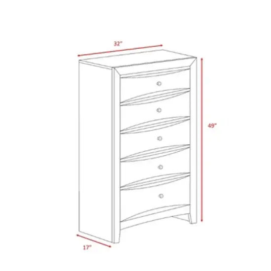 3pc King Madison Storage Bedroom Set Espresso Brown - Picket House Furnishings image {7}