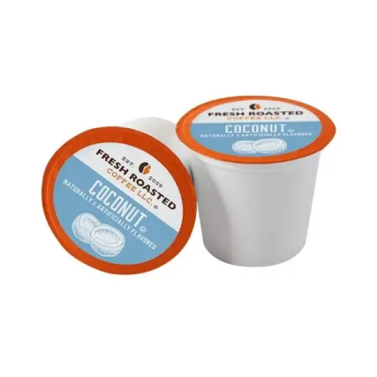Fresh Roasted Coffee - 48 CT Coconut Flavored Single Serve Pods image {1}