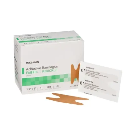 McKesson Adhesive Knuckle Bandages, Flexible Fabric image {8}