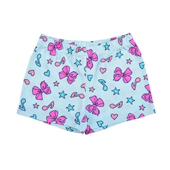 Nickelodeon Girl's 3-Pack JoJo Siwa Feel The Beat Flutter Sleeve Shirt, Peplum Tank Top and Casual Shorts Set for Kids image {1}