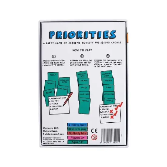 Clarendon Games Priorities Game image {2}
