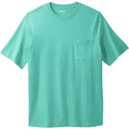 KingSize Men's Big & Tall Shrink-Less&trade; Lightweight Pocket Crewneck T-Shirt image {17}