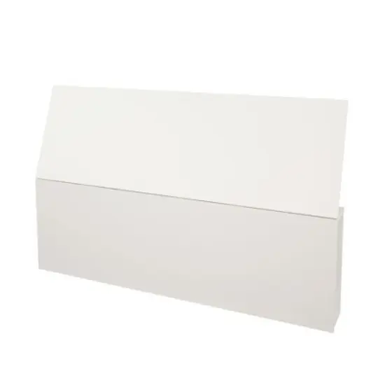 Queen 3pc Radiance Platform Bed Bundle Natural Maple/White- Nexera image {1}