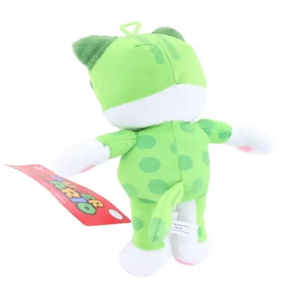 Nintendo Super Mario Power Suit 8.5 Inch Plush | Neko Cat Luigi image {1}