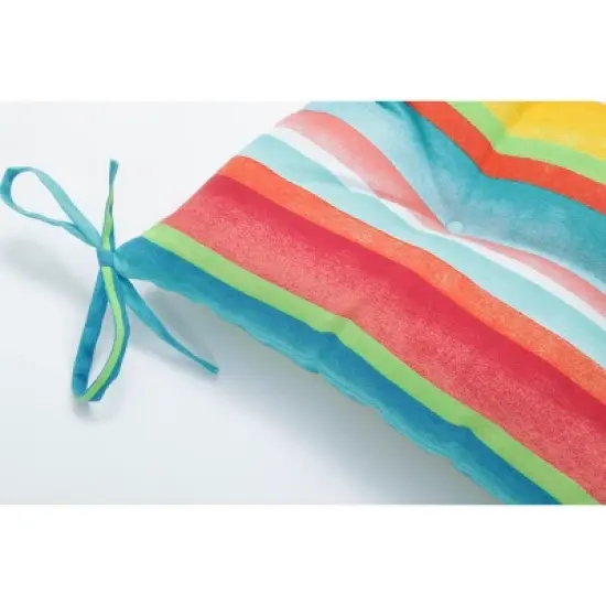 Outdoor/Indoor Tufted Seat Cushions Dina - Pillow Perfect image {2}