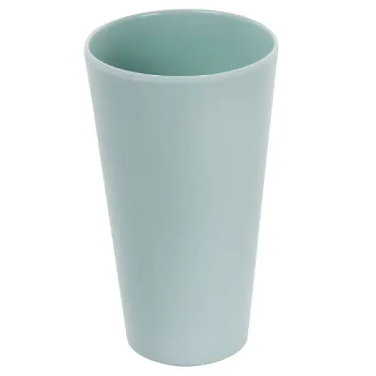 Gibson Home Grayson Melamine 16 Piece Square Dinnerware Set in Mint image {3}