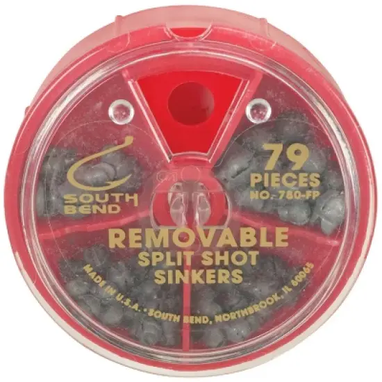 Vanguard  78-Piece Removable Split Shot Sinker Kit Assortment VREMSS-78 image {1}