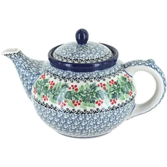 Blue Rose Polish Pottery 60 Ceramika Artystyczna Medium Teapot image {10}