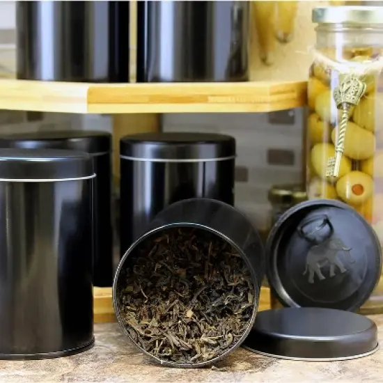 Cornucopia Brands-Double Seal Tea Canisters 6pk image {2}