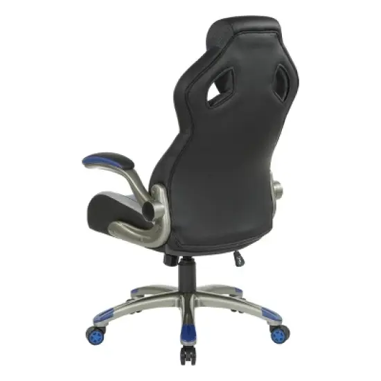 Ice Knight Gaming Chair Blue - OSP Home Furnishings image {3}