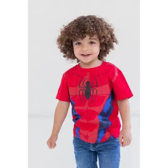 Marvel Spider-Man 4 Pack Pullover T-Shirts Toddler image {2}
