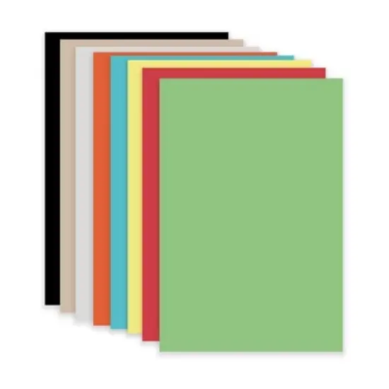 School Smart Bristol Board, 24 x 36 Inches, Assorted Colors, Pack of 100 image {5}