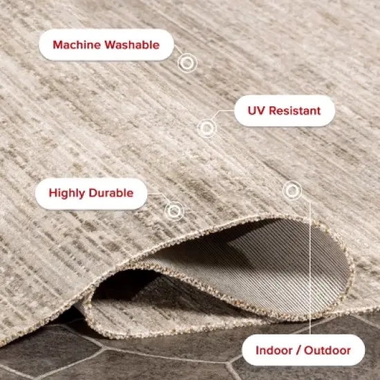 Nuloom Lotus Vintage Machine Washable Pet Friendly Indoor/Outdoor Area Rug image {9}