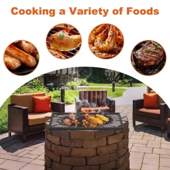 Acekool Campfire Grill Grate with Handle image {2}