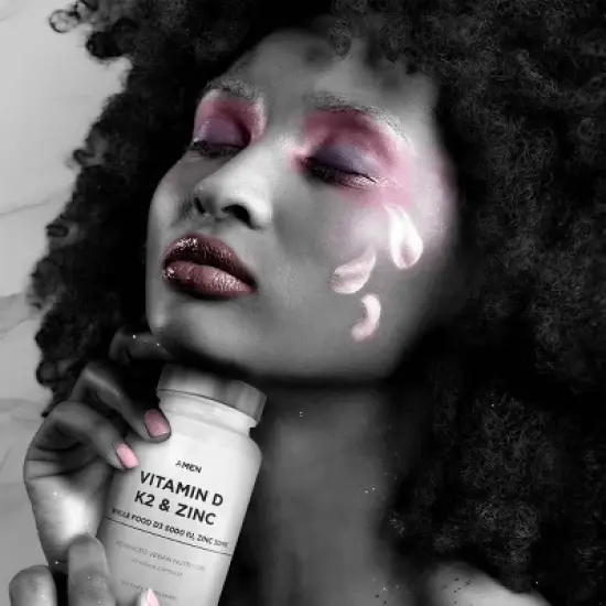 Amen Vitamin D, K2 & Zinc Supplement - 60ct image {4}