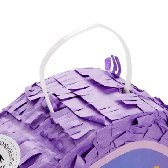 Blue Panda Small Mermaid Pinata for Kids Birthday, Ocean Theme Under the Sea Party Decorations, 15.8 x 11.5 x 3.1 In image {7}