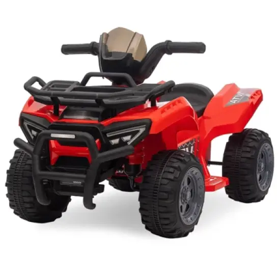 Kids 6V ATV 4 Wheeler, Ride on Toy Car for Toddlers Boys & Girls w/1.8 Mph Max Speed, Music, Wear-Resistant Wheels, Kids Electric Cars for 3-8 image {8}