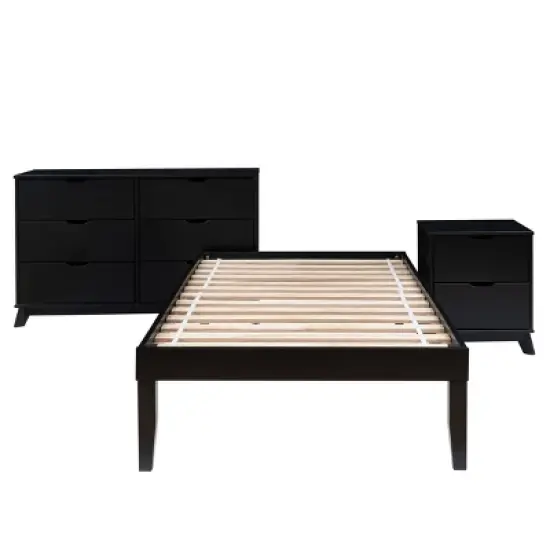 Powell Pensy Twin Platform Bed Dresser and Nightstand image {32}