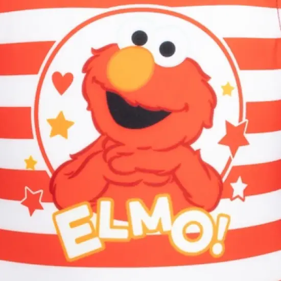 Sesame Street Elmo Girls One Piece Bathing Suit Toddler image {3}
