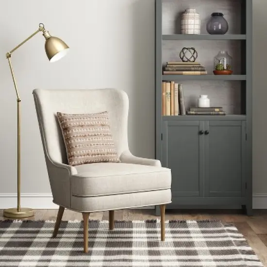 72" Carson 5 Shelf Bookcase with Doors - Threshold image {1}