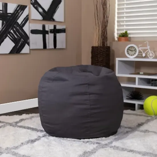 Flash Furniture Small Bean Bag Chair for Kids and Teens image {1}