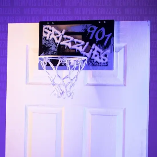 NBA Memphis Grizzlies Over The Door Mini Basketball Hoop image {1}
