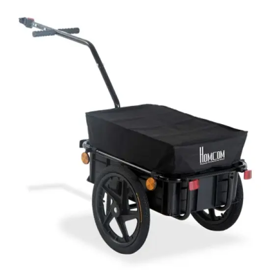 Anybear Bicycle Cargo Trailer Removable Box Waterproof 16in Wheels 180lbs Garden Cart image {7}