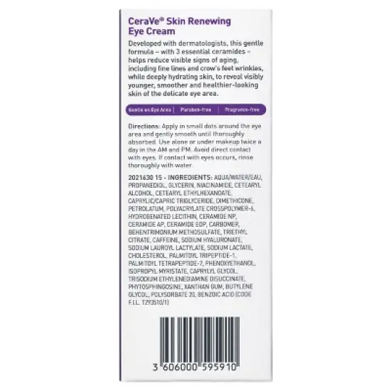 CeraVe Skin Renewing Peptide Eye Cream - 0.5 fl oz image {11}