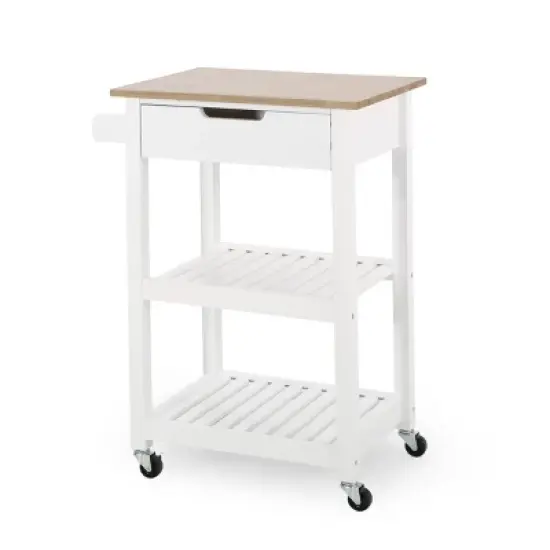 Dade Kitchen Cart with Wheels - Christopher Knight Home image {6}