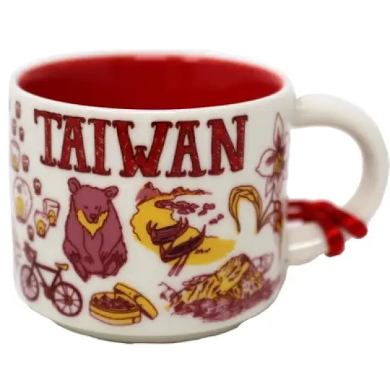 Starbucks Been There Series Taiwan Ceramic Demitasse Ornament Mug, 2 Oz image {3}