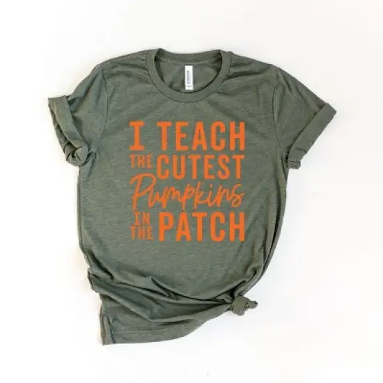 Simply Sage Market Women's I Teach The Cutest Pumpkins In The Patch Short Sleeve Graphic Tee image {5}