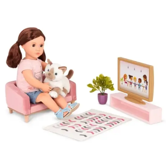 Our Generation Lovely Living Room Furniture Accessory Set for 18" Dolls image {3}