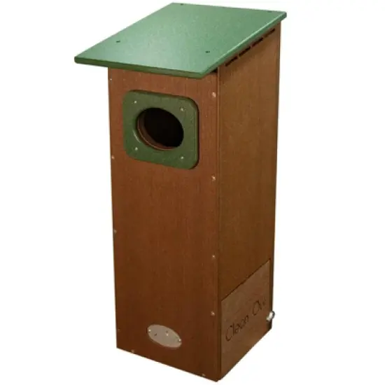 JCS Wildlife Recycled Poly Lumber Wood Duck House image {9}