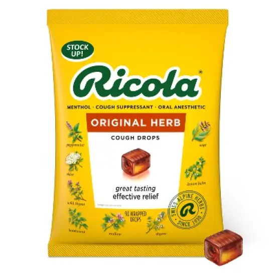 Ricola Cough Drops - Original Herbs image {10}