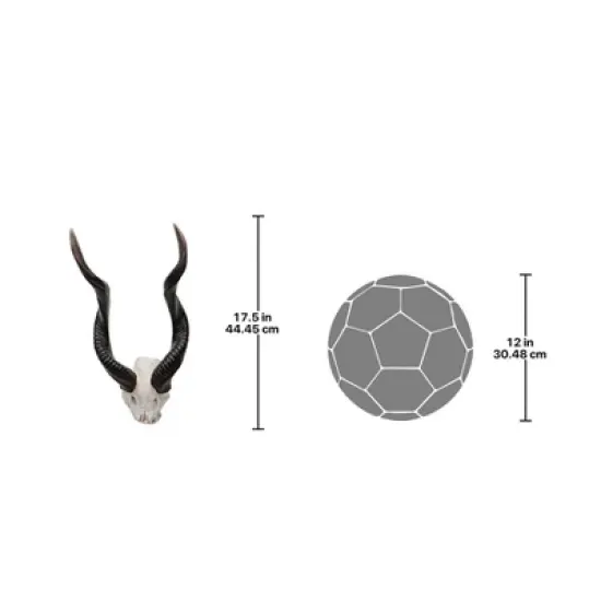 Design Toscano Kudu African Wall Trophy image {7}