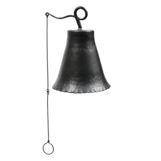 Wrought Iron Bell Graphite - ACHLA Designs image {5}