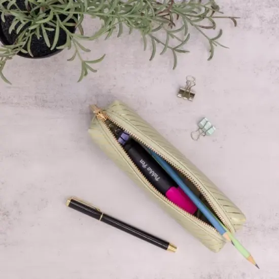 Pukka Pads Pencil Case, Haze, Green, Pack of 3 image {5}