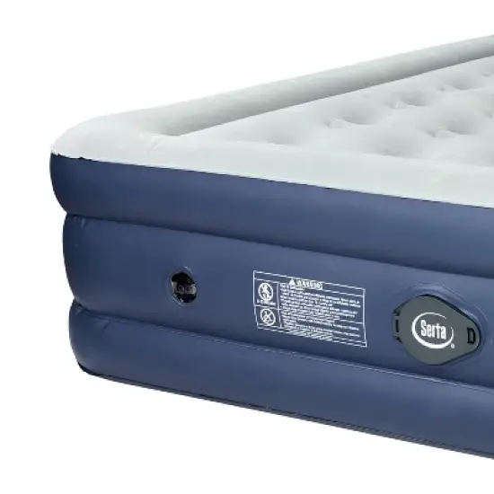 Serta 16" Rechargeable Air Mattress with Electric Pump - Queen image {3}
