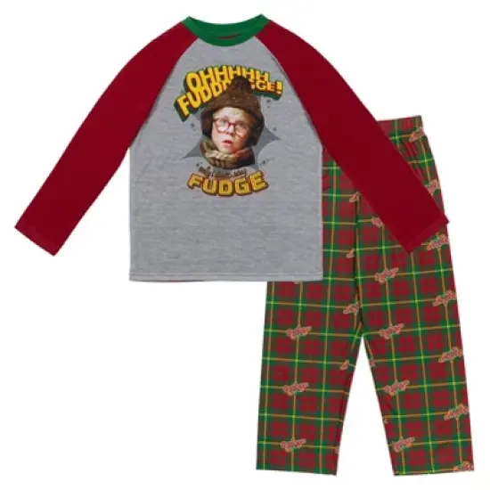 A CHRISTMAS STORY Pullover Pajama Shirt and Pants Sleep Set Little Kid to Big Kid  image {7}