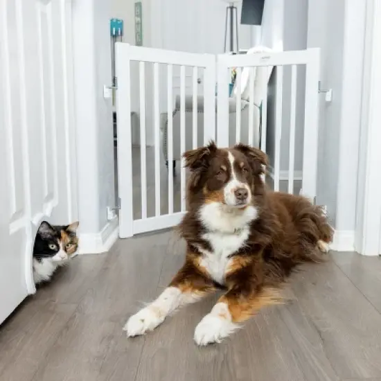 Primetime Petz Connect-a-Gate-Universal Wall Mount Kit for Wooden Pet Gates Secure Boundaries and Peace of Mind,Freedom for Your Furry Friends image {3}