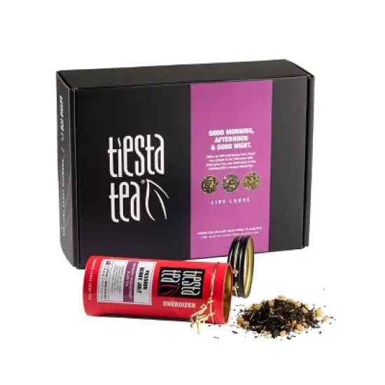 Tiesta Tea 3 Tin Gift Box, Loose Leaf Tea Set - 3ct image {1}
