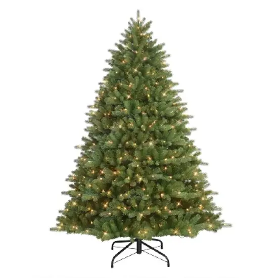 6.5ft Pre-lit Artificial Christmas Tree Davenport Fir image {4}