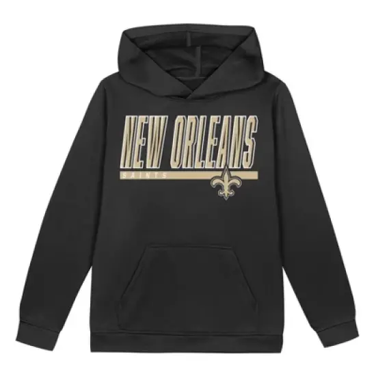 NFL New Orleans Saints Boys' Performance Hooded Sweatshirt image {1}