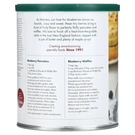 Stonewall Kitchen Blueberry Pancake & Waffle Mix, 16 oz (453.6 g) image {2}
